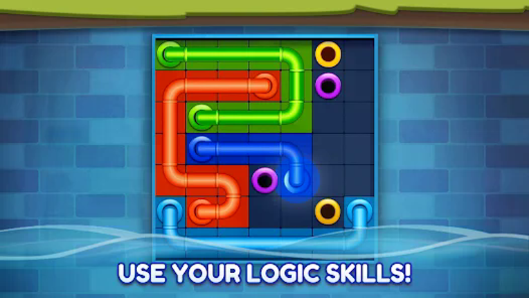 Line Puzzle: Pipe Art Image