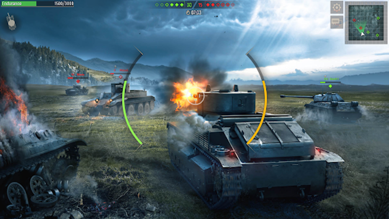 Battle Tanks：modern war tank screenshot