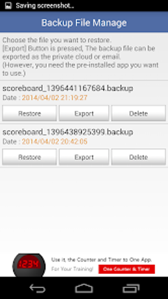 Kennedy Score - Baseball Score screenshot