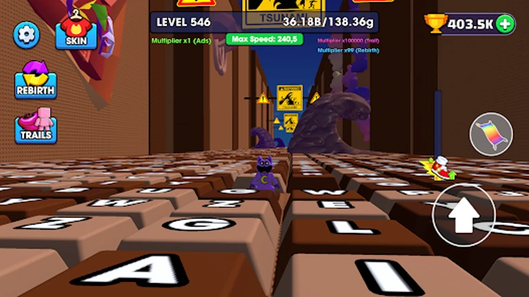 Keyboard Escape: Speed Parkour screenshot
