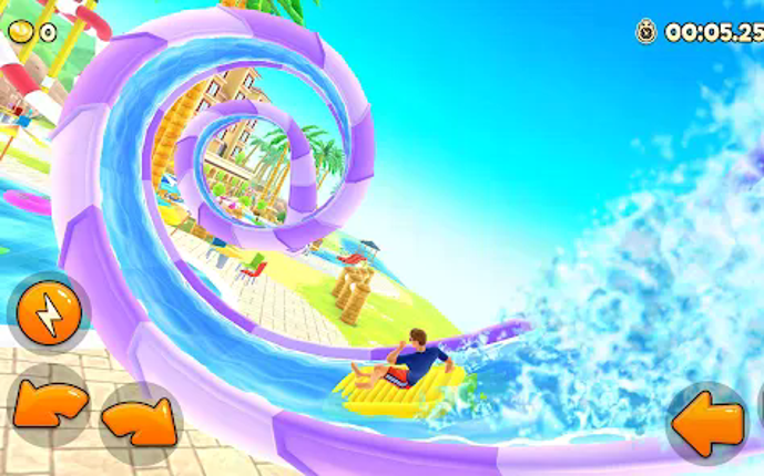 Uphill Rush Water Park Racing Image