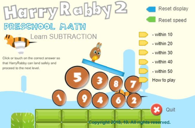 HarryRabby2 Simple Subtraction Full Version Game Cover