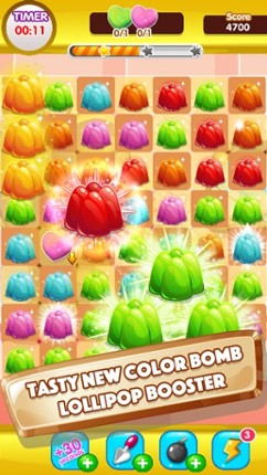Gummy Pop World Mania - Fun New Free Matching Game screenshot