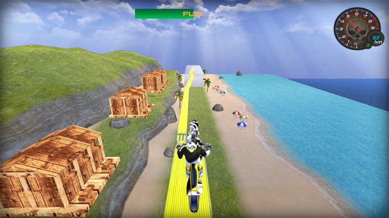 Hill Bike Stunt - 3D Motorcycle Racing screenshot