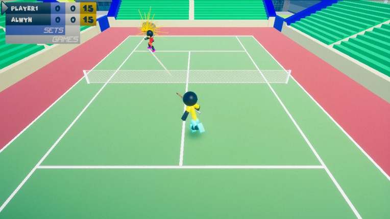 Stickman 3D Tennis DELUXE screenshot