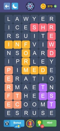 Word Search Puzzles for Adults screenshot