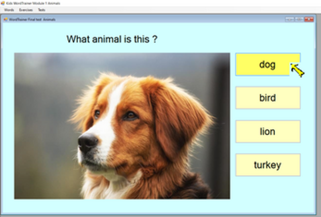 WordTrainer Animals Image