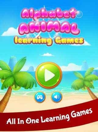 Alphabet animal learning games screenshot