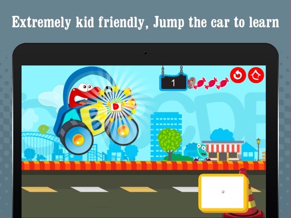 Alphabet car game for kids,for Toddler,Preschooles screenshot