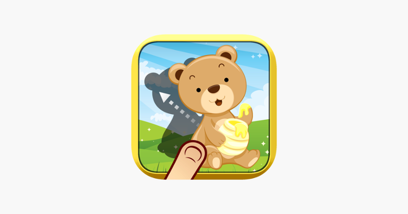 Big Forest Puzzle - free game for toddlers and kids with animals like snakes, bears, frogs ducks, rabbits,  bats, foxes or deers Image