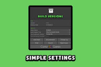 Build Versions [Unity Package] Image