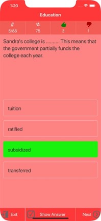 English Vocabulary Practice Image