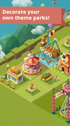 Merge Tycoon: 2048 Theme Park screenshot