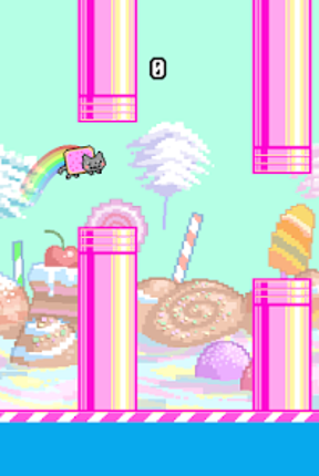 Flappy Nyan: flying cat wings screenshot