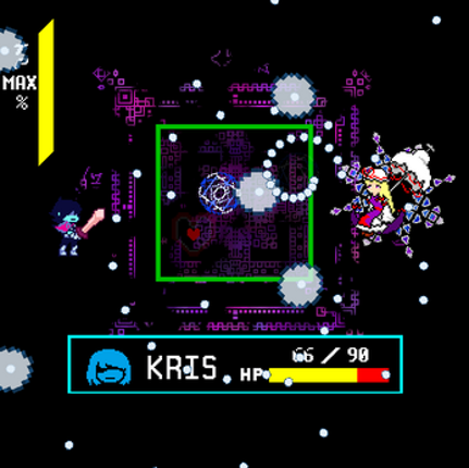 Deltarune Yukari Battle screenshot