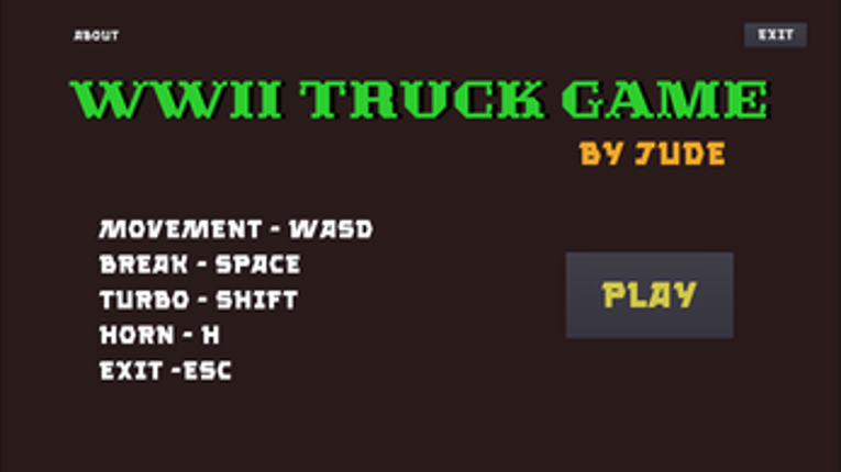 WW II Truck Game Image