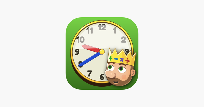 King of Math: Telling Time Game Cover