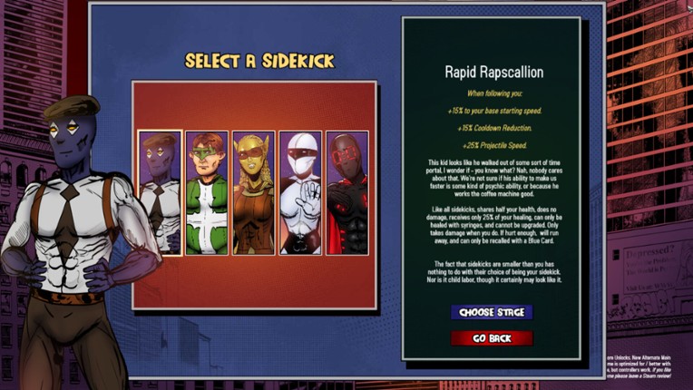 Second Rate Superheroes screenshot