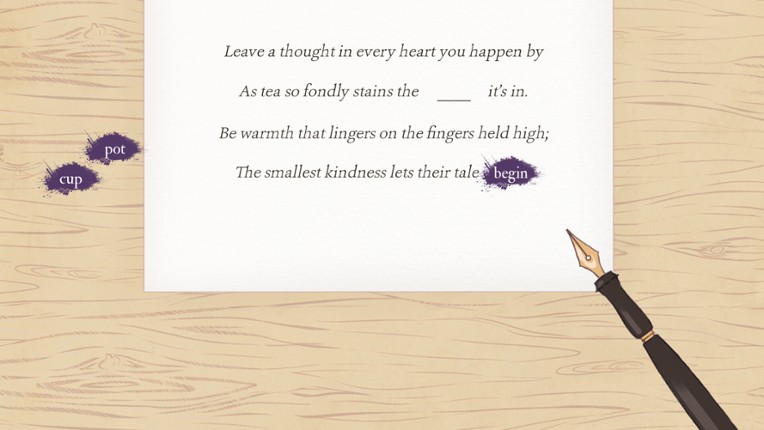 Sips and Sonnets screenshot