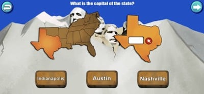 States and Capitals Map Games Image