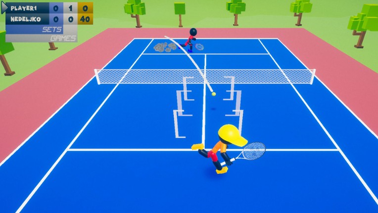 Stickman 3D Tennis DELUXE Image