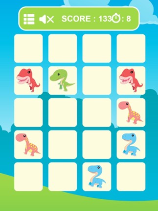 Dino Kids Matching - Dinosaur Memory Games Free For Kids HD screenshot