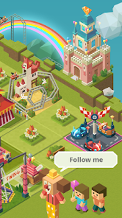Merge Tycoon: 2048 Theme Park screenshot