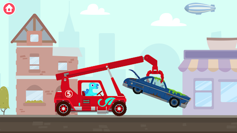 Dinosaur Rescue Truck Games screenshot