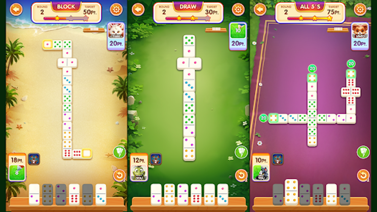 Domino Rush - Saga Board Game Image