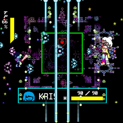 Deltarune Yukari Battle screenshot