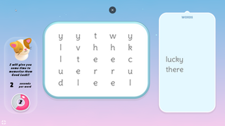 Memo Word Search screenshot