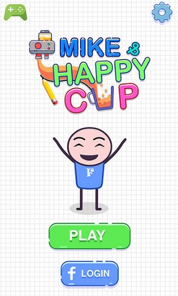 Mike & Happy Glass Image