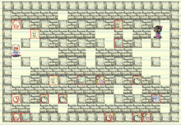 The Paper Arcade: Bomberman screenshot