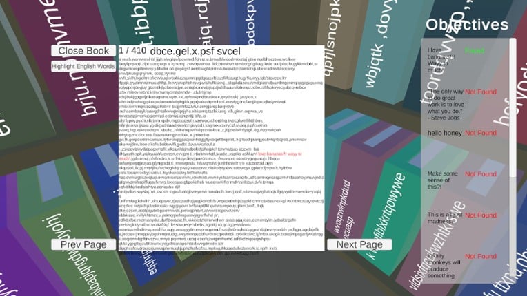 Library Of Babel screenshot