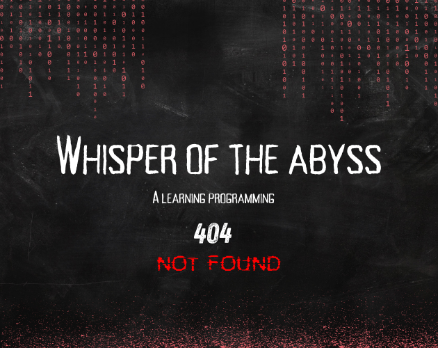 Games like Whisper of the Abyss: A Learning programming