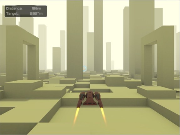 Xracer Spaceship Racing 3d Free Game screenshot