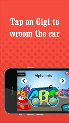 Alphabet car game for kids,for Toddler,Preschooles screenshot