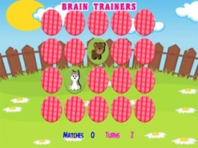 Animals Memory Matching Game - Brain Trainers Image