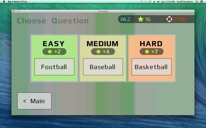 Big 4 Sports Trivia Image