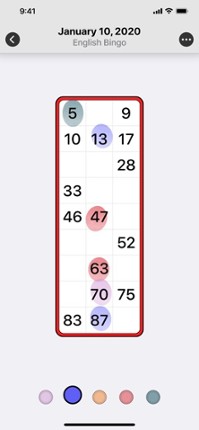 Bingo Card - Ticket Generator screenshot