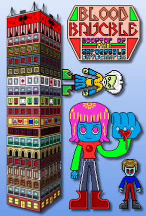 [AVAILABLE ON ITCH.IO] Blood Knuckle: Rooftop Of The Impossible Skyscraper Image