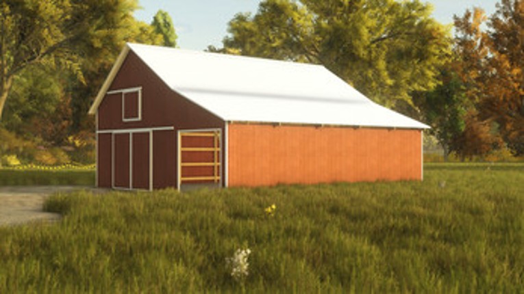 FS25 32x34 Hay Shed screenshot