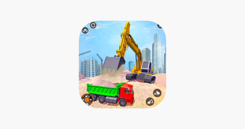 Futuristic Excavator Simulator Game Cover