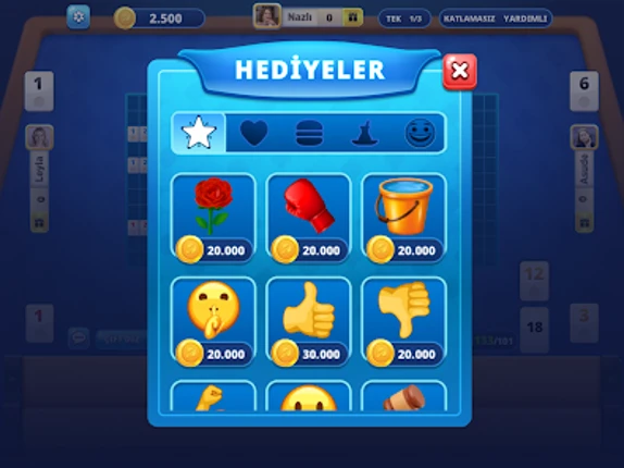 101 Okey Online HD Yüzbir screenshot