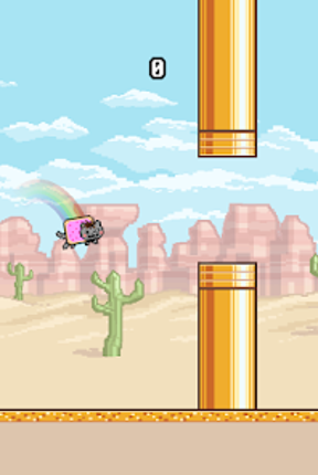Flappy Nyan: flying cat wings screenshot