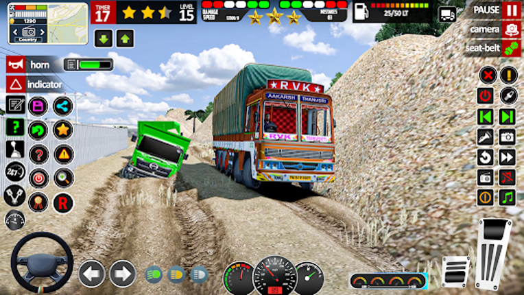 Indian Lorry Truck Driving 3d Image