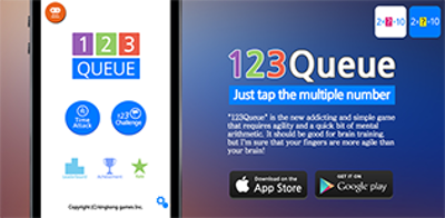 123Queue -Tap into your brain Image