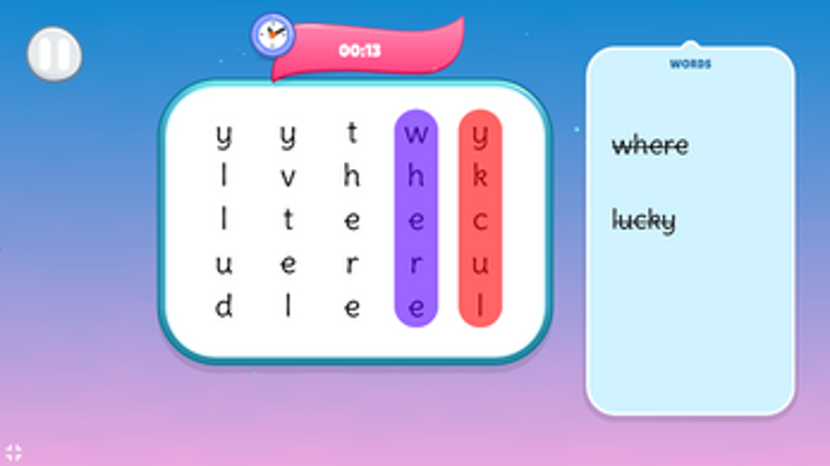 Memo Word Search screenshot