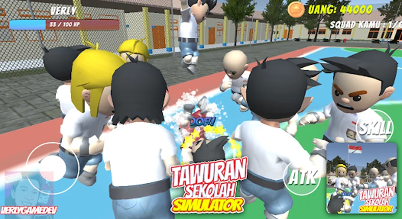 Tawuran Sekolah Simulator screenshot