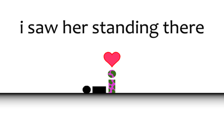 i saw her standing there Game Cover